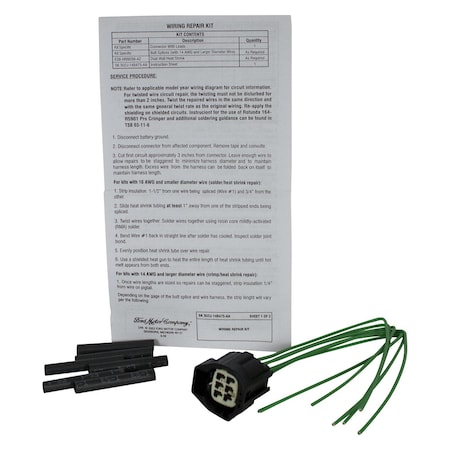 Motorcraft Wire Asy, Wpt1327 WPT1327